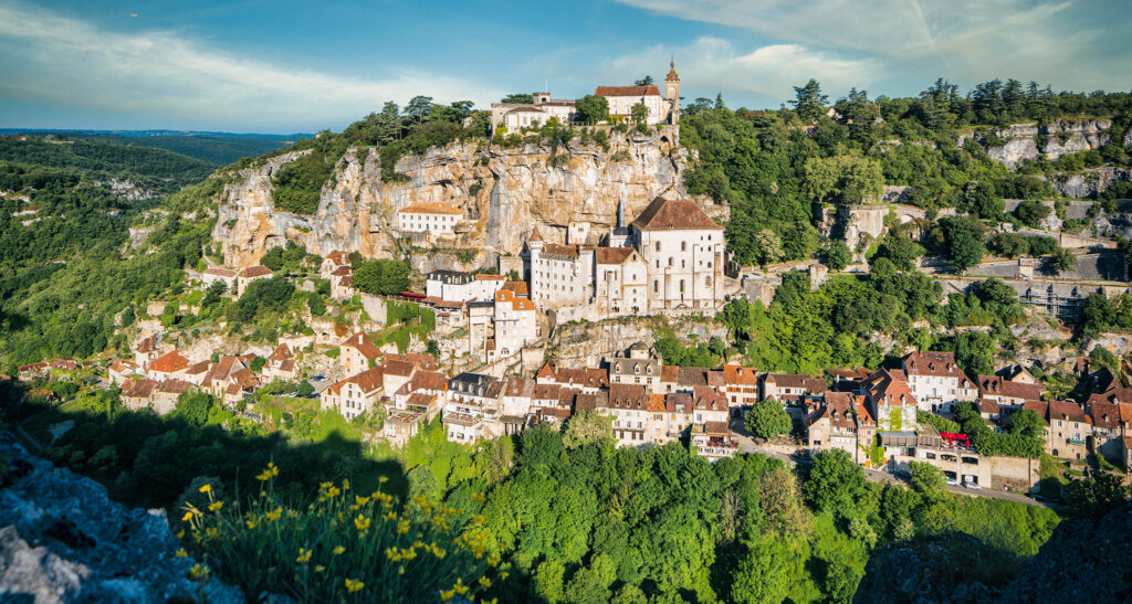 une vue sur la commune rocamadour