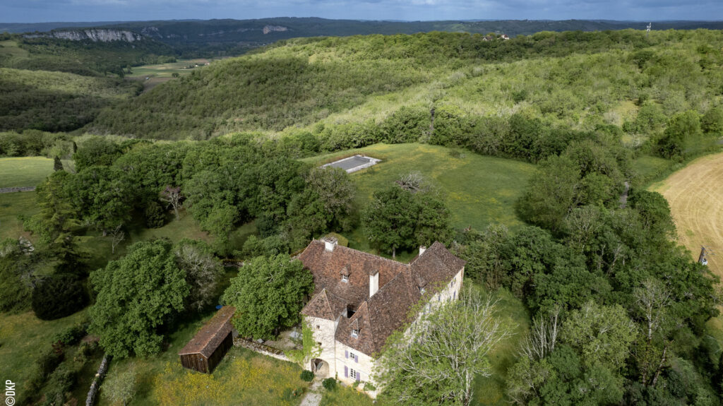 Vue d'une maison à Martel